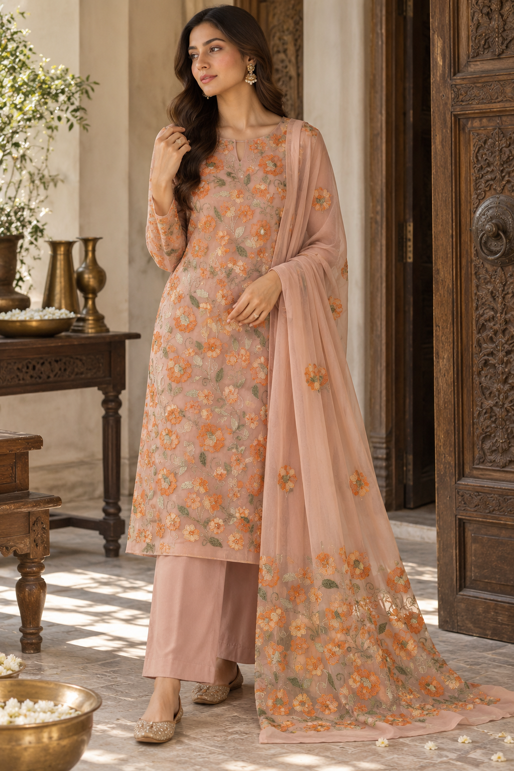 Unstitched | 2-Piece (Shirt & Dupatta)
