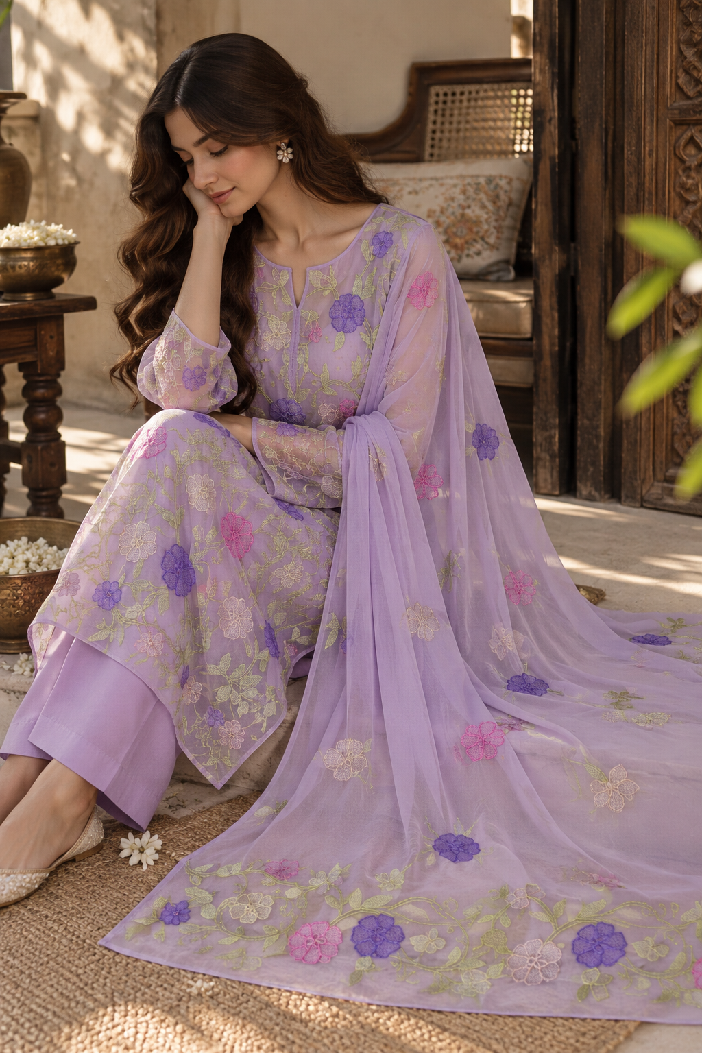 Unstitched | 2-Piece (Shirt & Dupatta)