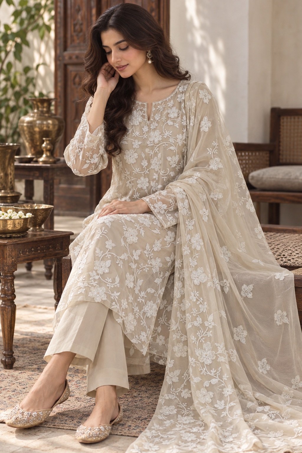Unstitched | 2-Piece (Shirt & Dupatta)