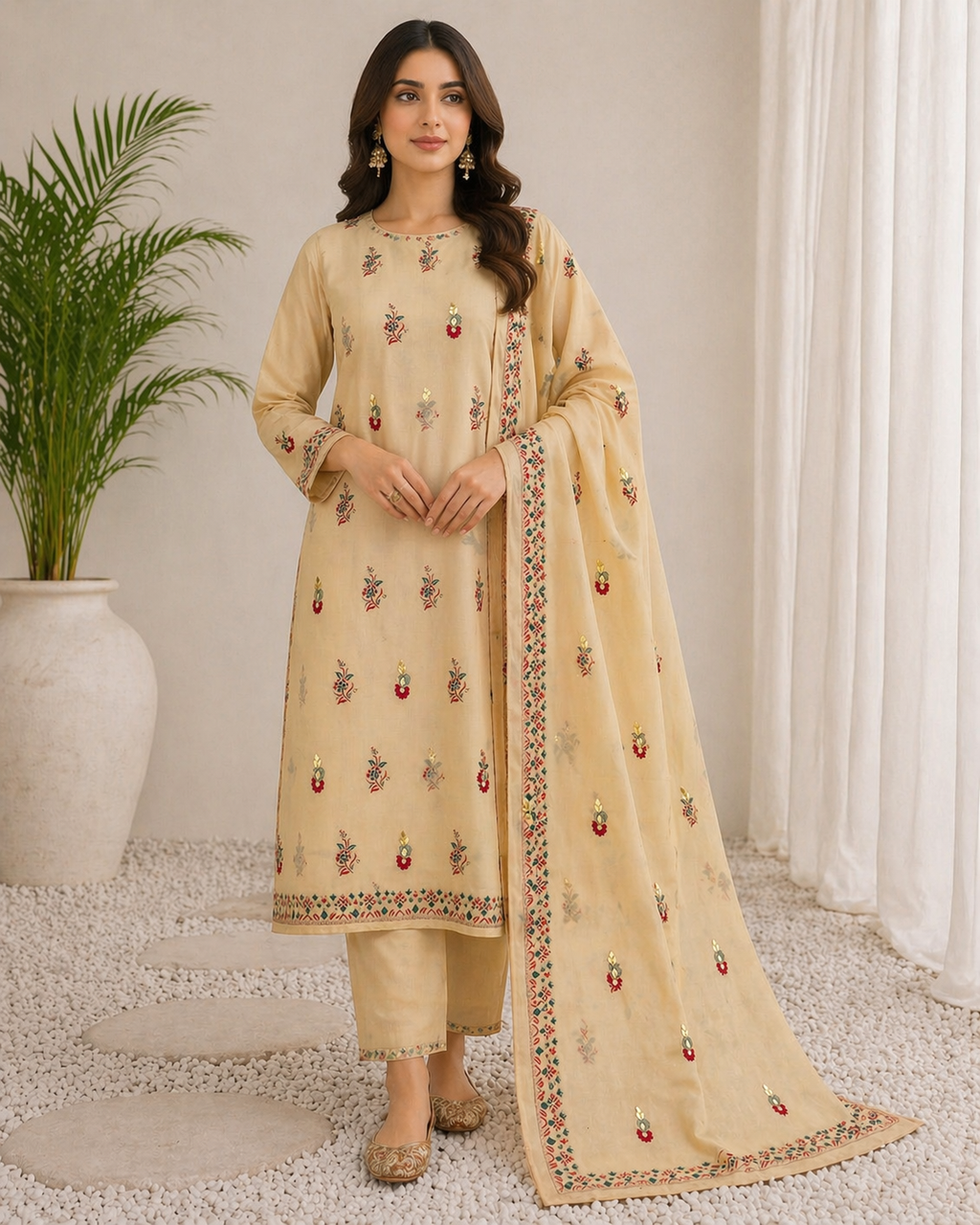 Unstitched Lawn | 3-Piece