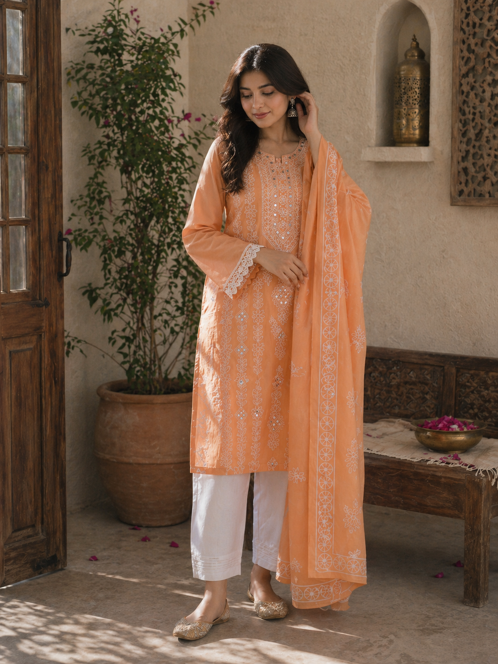 Unstitched Lawn | 2-Piece (Shirt & Dupatta)
