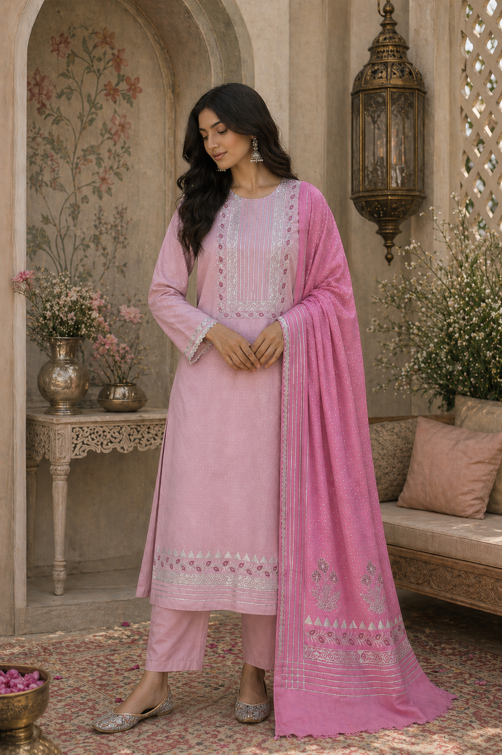 Unstitched Lawn | 3-Piece