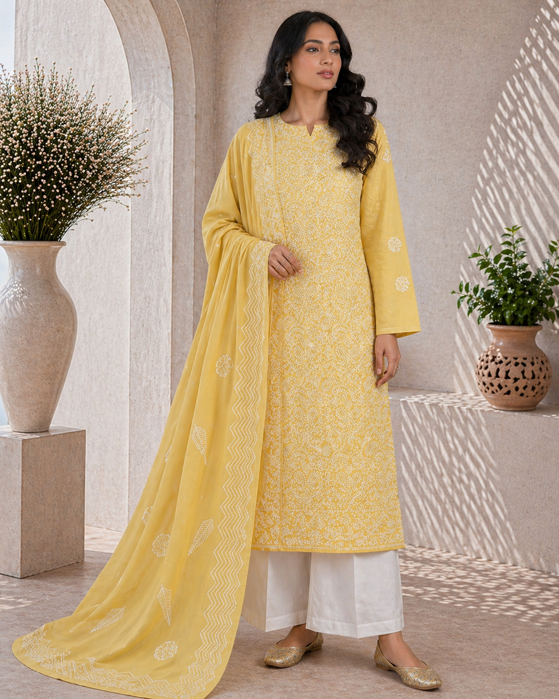 Unstitched Lawn | 2-Piece (Shirt & Dupatta)