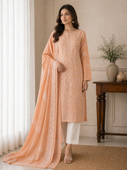Unstitched Lawn | 2-Piece (Shirt & Dupatta)