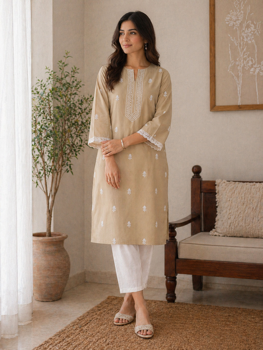 Unstitched Lawn | Shirt