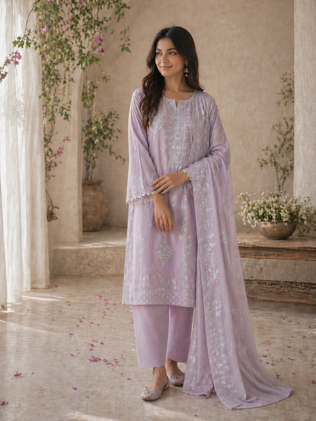 Unstitched Lawn | 3-Piece