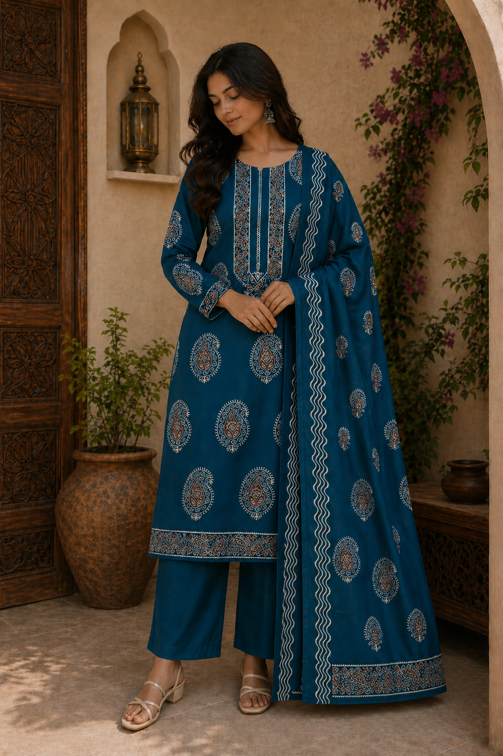 Unstitched Lawn | 3-Piece
