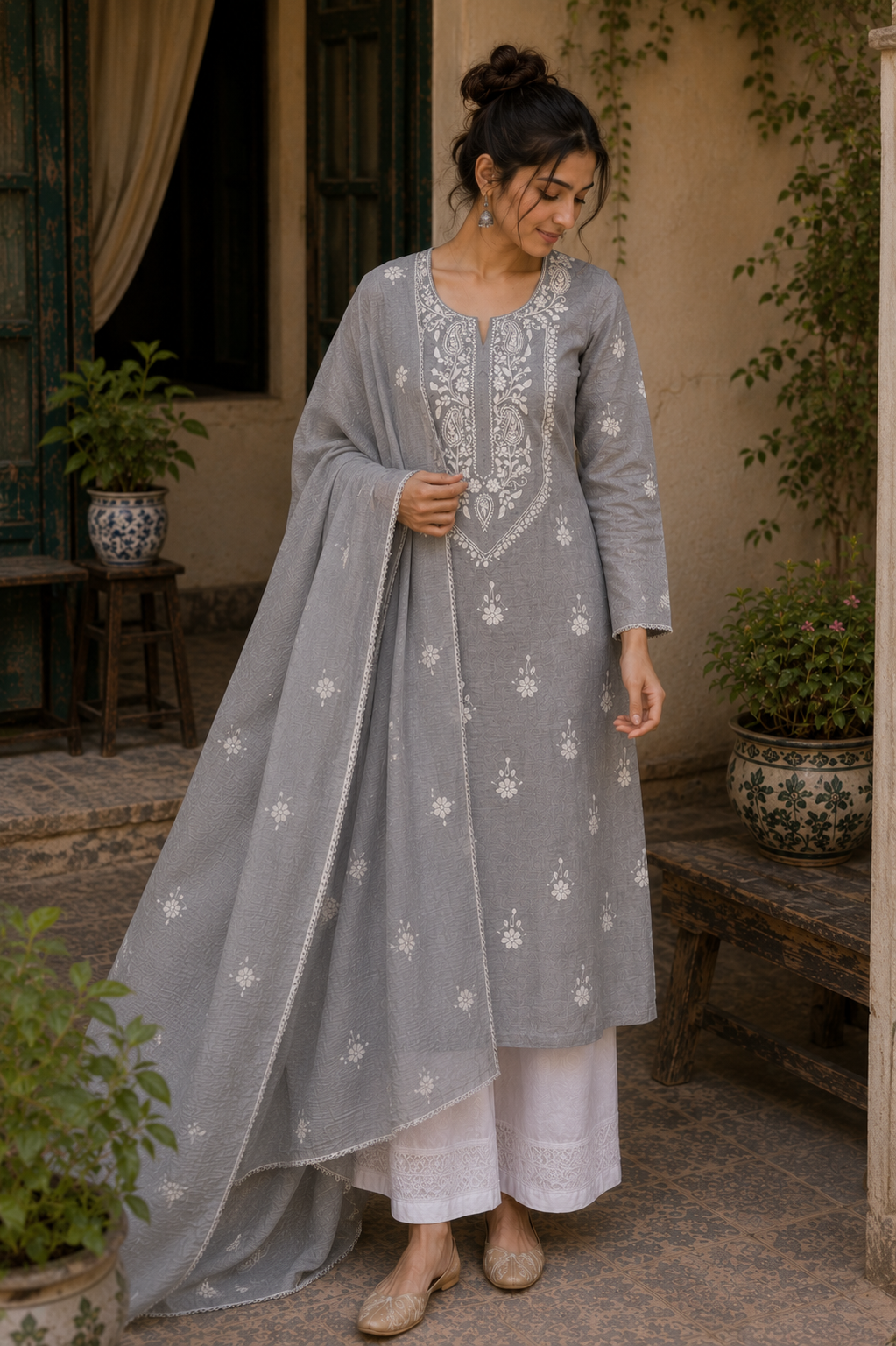Unstitched | 2-Piece (Shirt & Dupatta)