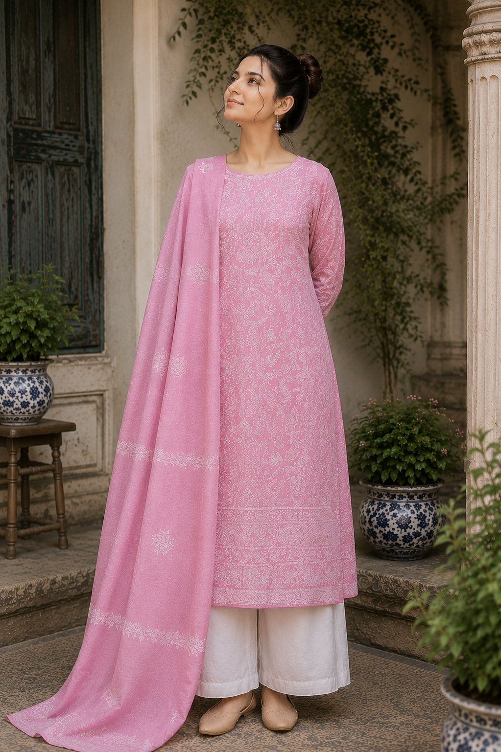 Unstitched | 2-Piece (Shirt & Dupatta)