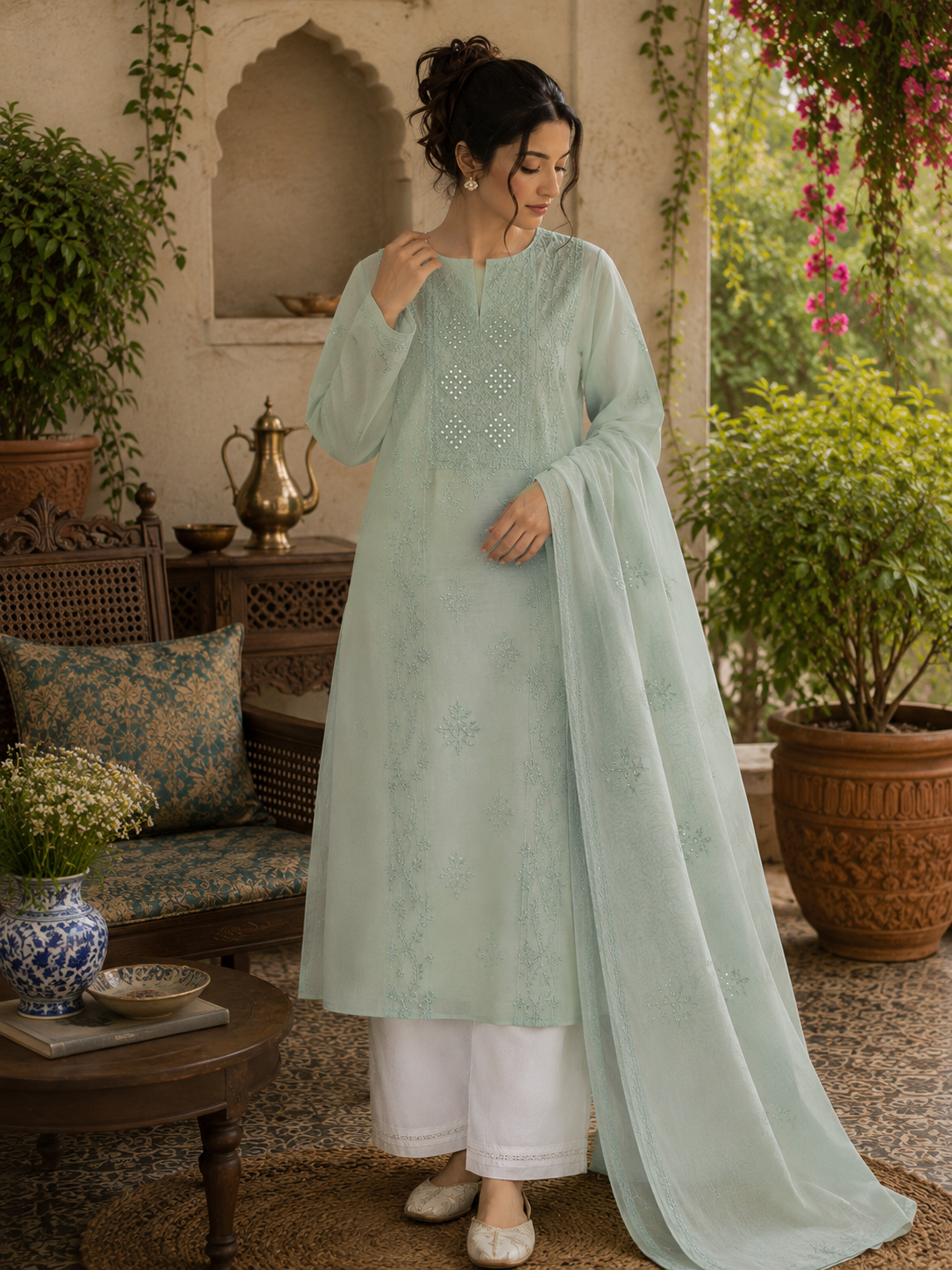 Unstitched | 2-Piece (Shirt & Dupatta)