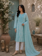 Unstitched Lawn | 2-Piece (Shirt & Dupatta)