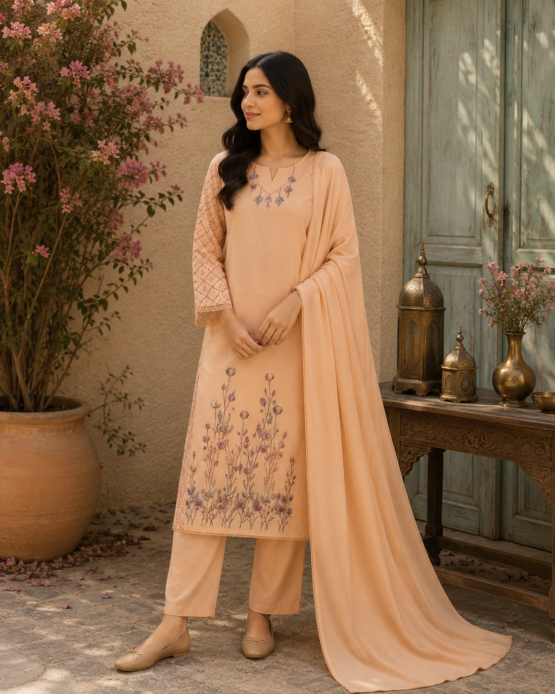 Unstitched Lawn | 3-Piece