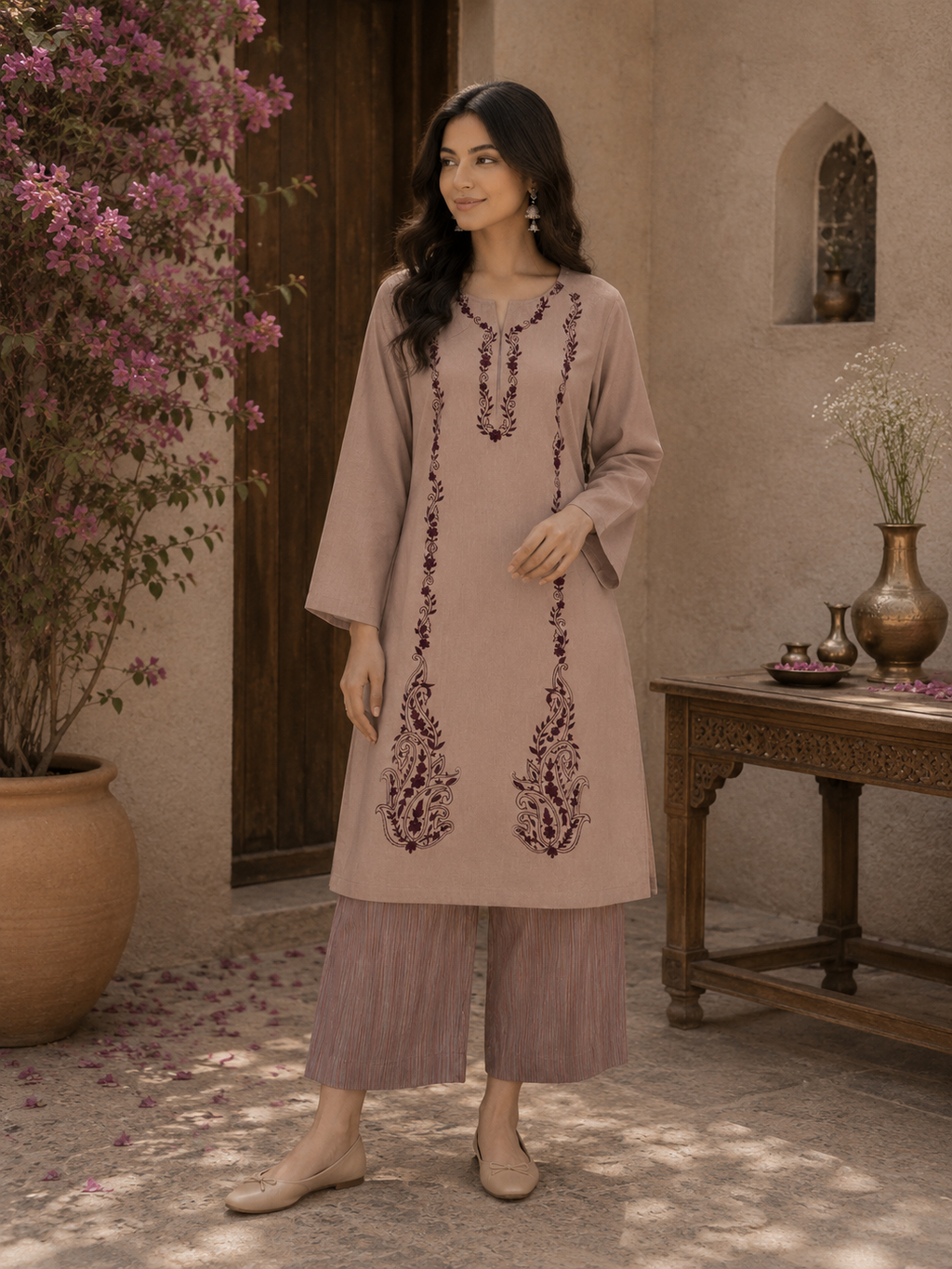 Unstitched Lawn | 2-Piece (Shirt & Trouser)