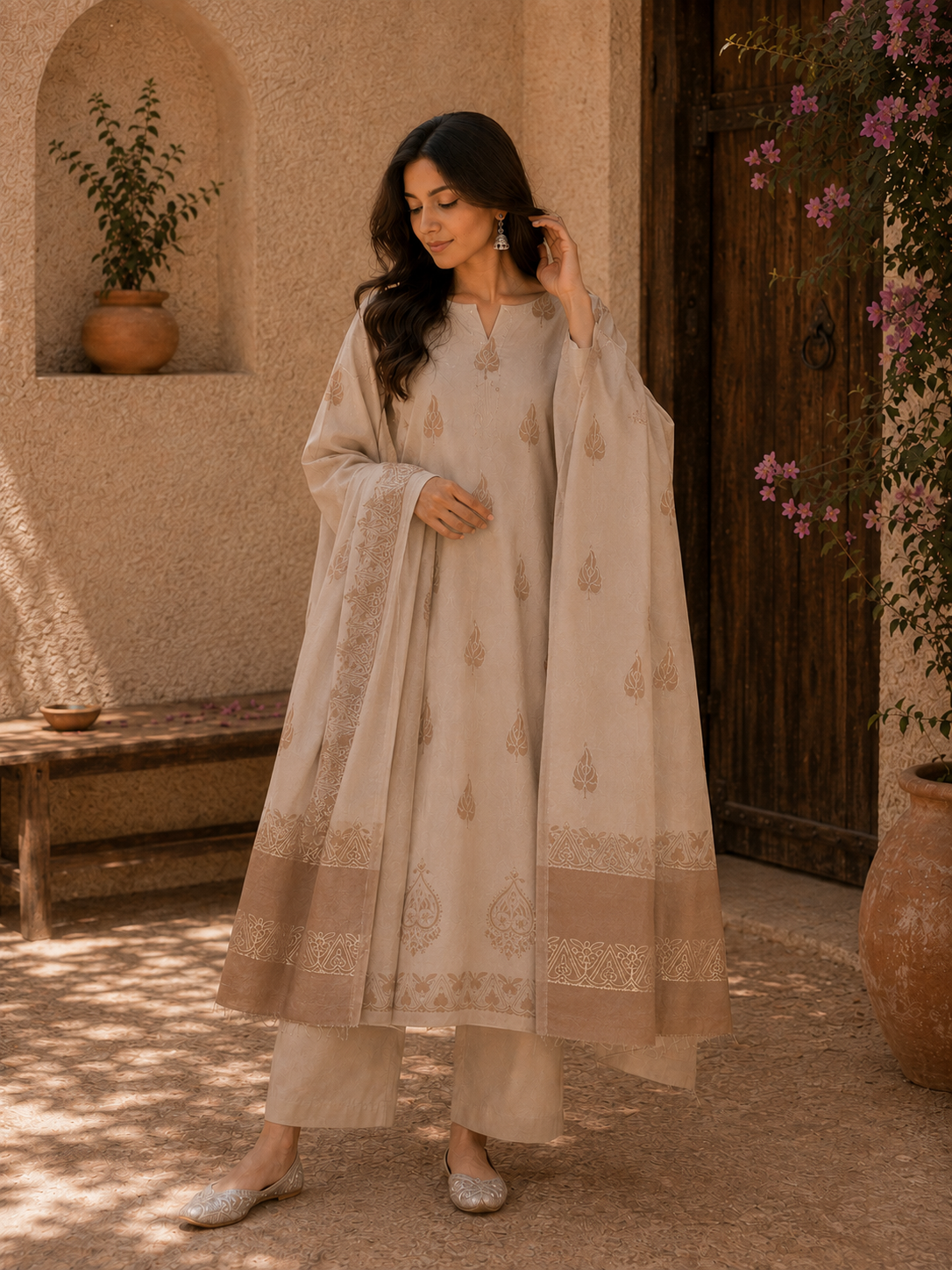 Unstitched Lawn | 3-Piece