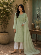 Unstitched Lawn | 2-Piece (Shirt & Dupatta)