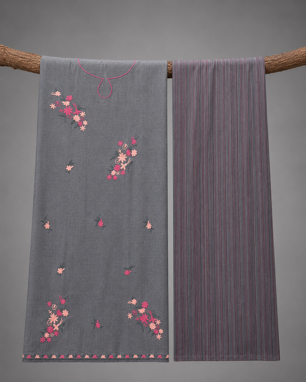 Unstitched Lawn | 2-Piece (Shirt & Trouser)