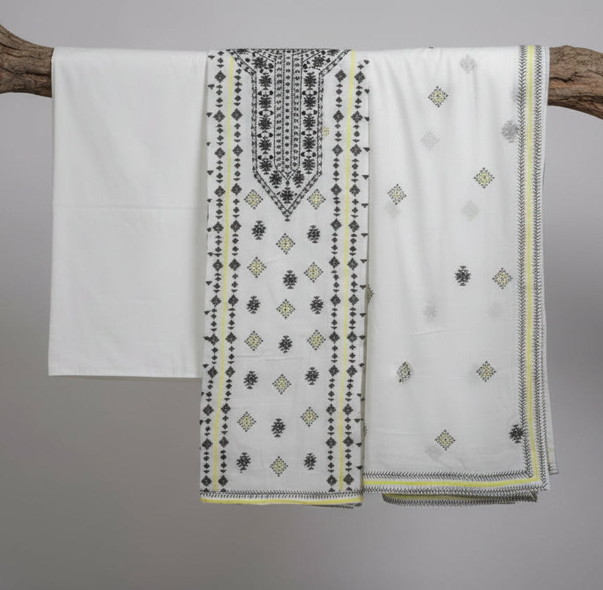 Unstitched Lawn | 3-Piece