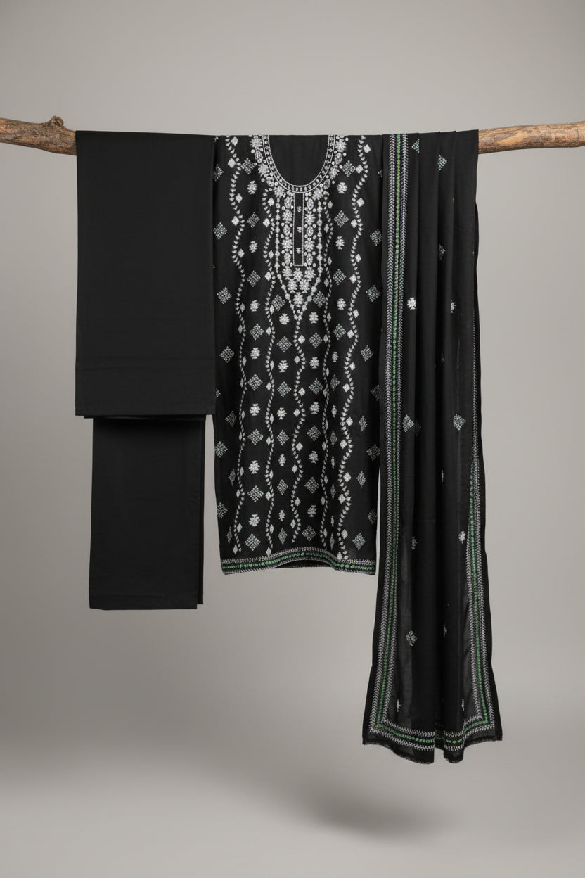 Unstitched Lawn | 3-Piece